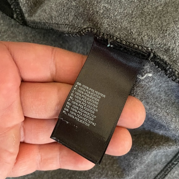 North Face‎ Womens Cinder 100 Athletic Full Zip Jacket Size Small Gray Black - Picture 4 of 7